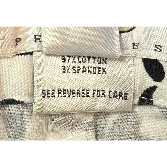 2/$30 Vintage Y2K Talbots Fish Print Capri Pants Black Nautical Petite Size 4P - Picture 8 of 9